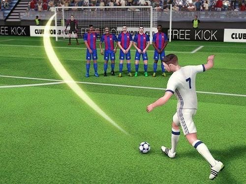 Jogo de futebol, bater faltas jogo, Pro Kick Soccer, joguinho de futebol  pra crianças, cobrar pênalt 