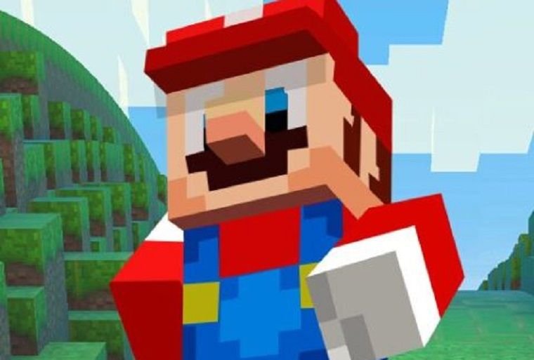 Imagem de Super Mario Minecraft Runner