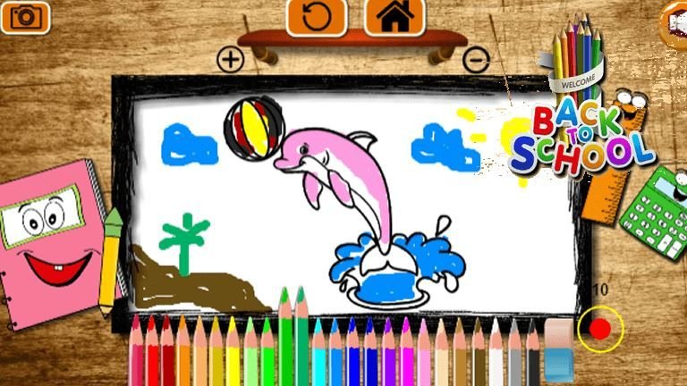 Imagem de Dolphin Coloring Book